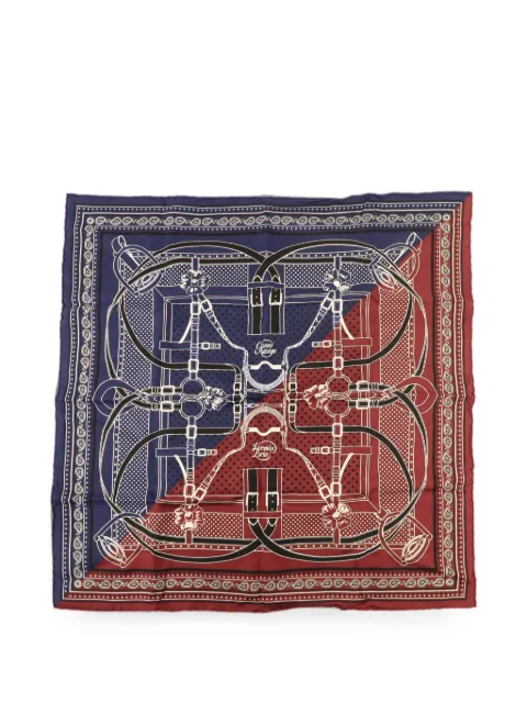 Hermès Pre-Owned silk scarf Blue SCARF