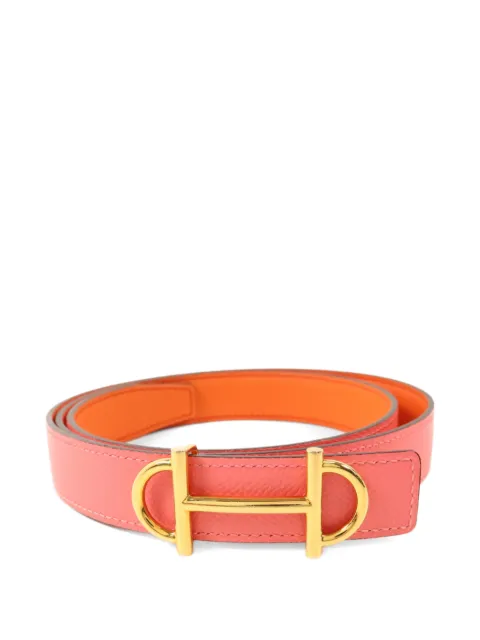 Hermès Pre-Owned Epsom leather belt Pink A8WGHW
