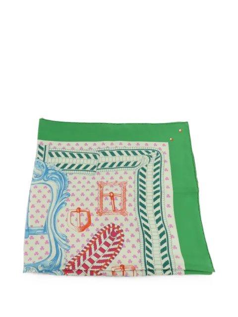 Hermès Pre-Owned Boucles et Galons du Tsar scarf Neutrals SCARF90X90CM