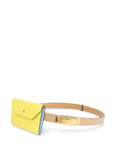 Hermès Pre-Owned 18 Kelly Pocket belt bag Neutrals UYELLOWGHW