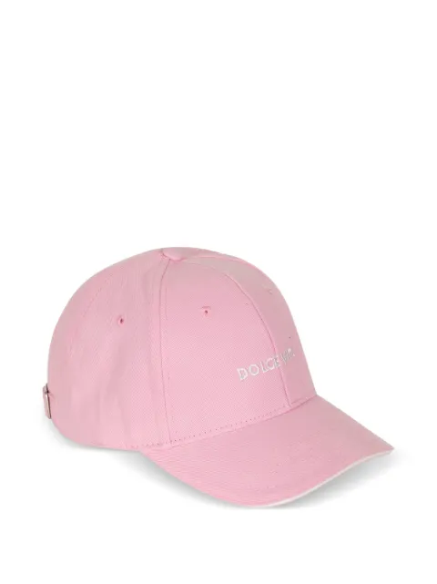 PARAMIDONNA embroidered-detail cap Pink SS26HPW