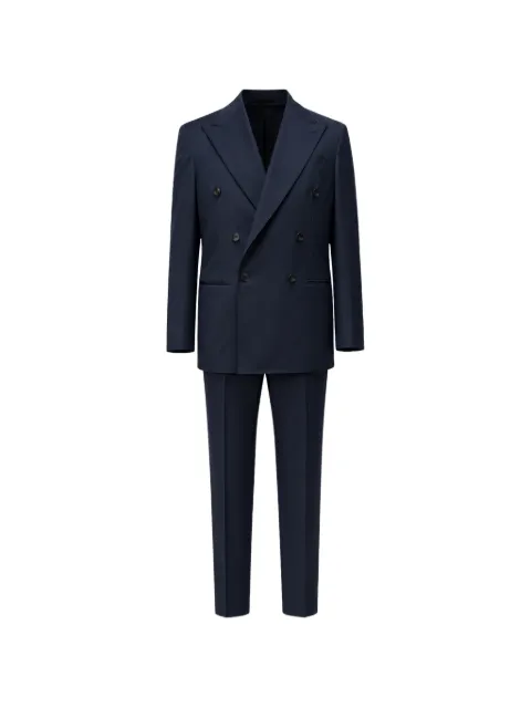 FRANZESE COLLECTION Beckham double-breasted suit Blue TXAZ5UE73