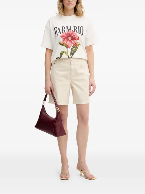 Mos Mosh MMBati high-waisted denim shorts White 176660
