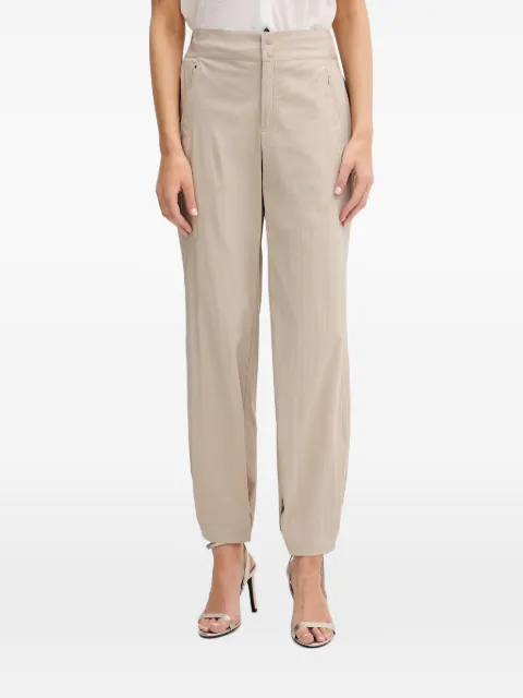 Mos Mosh elasticated-waistband tapered trousers Neutrals 169180
