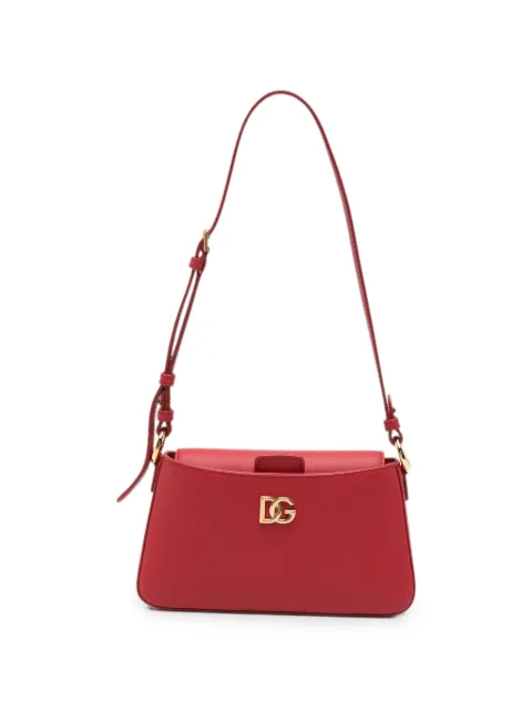 Dolce & Gabbana logo-embellished leather phone bag Red BI3466A3P00