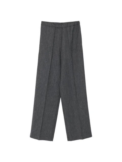 Fabiana Filippi Trevi elasticated-waistband trousers Grey PAD216F456M267
