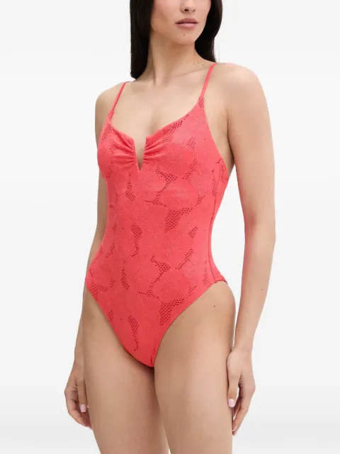Rip Curl Oasis floral-lace swimsuit Red 0VTWSW