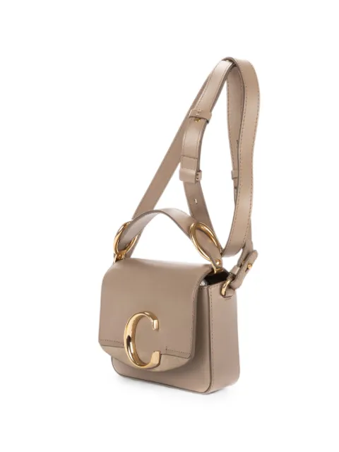 Chloé Pre-Owned mini C tote bag Neutrals 02197565