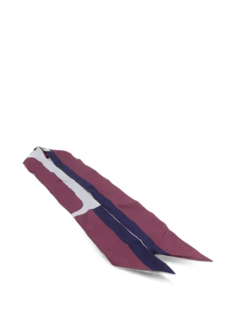 Christian Dior Pre-Owned Mitzah silk scarf Purple 2180300108243