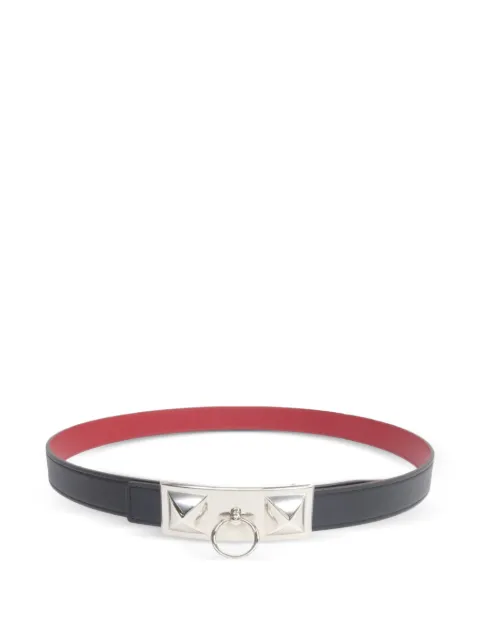 Hermès Pre-Owned Collier de Chien belt Black X