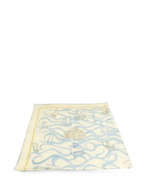 Hermès Pre-Owned L'Appel du Large scarf Neutrals SCARF140X140