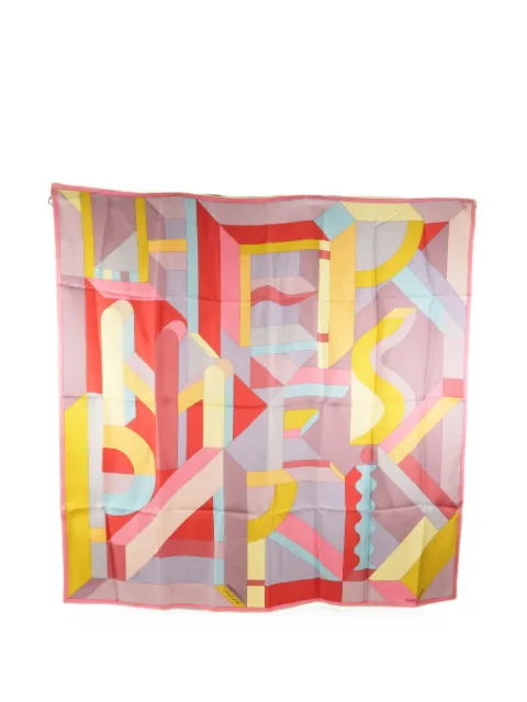 Hermès Pre-Owned square-shape scarf Purple SCARF90X90