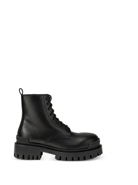 Balenciaga Strike lace-up ankle boots Black BA844967WA960