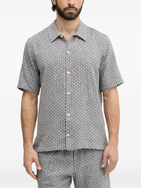 Mos Mosh MMGBanks geometric-print short-sleeve shirt Neutrals 509550