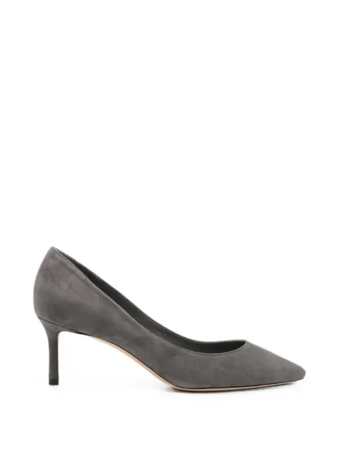Jimmy Choo Romy pointed-toe heeled pumps Grey ROMY60KDU
