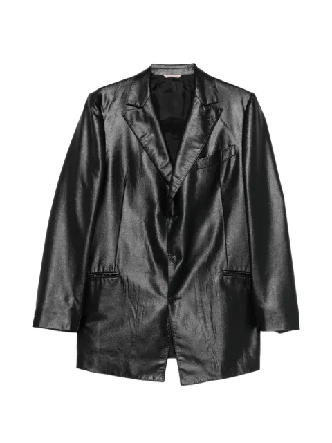 Romeo Gigli Pre-Owned 1990s single-breasted jacket Black RG390BVE