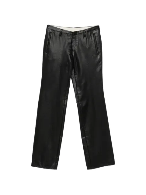 Romeo Gigli Pre-Owned 1990s straight-leg trousers Black RG250BVD