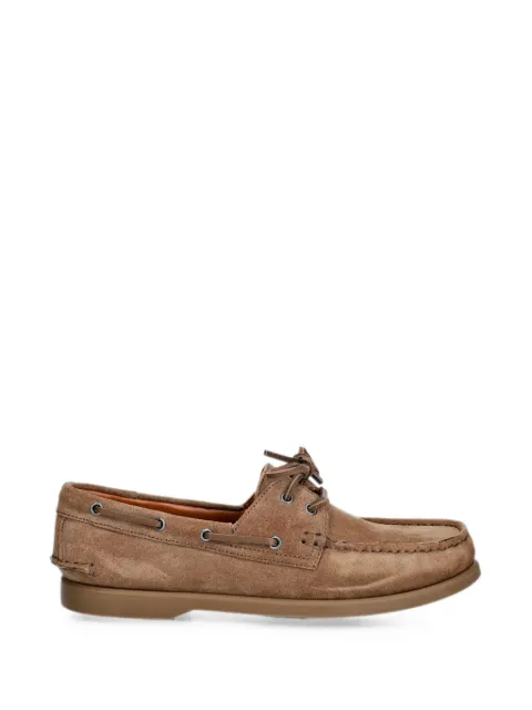 VAGABOND Loui lace-up suede boat shoes Neutrals 609504008