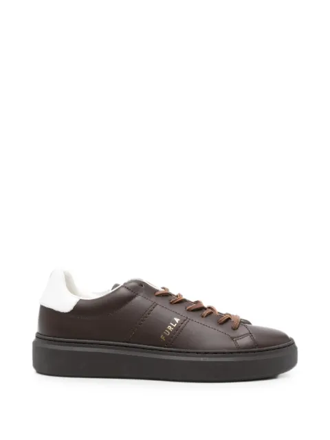 Furla Hype logo-print sneakers Brown YM49HYPBX34775303S4401