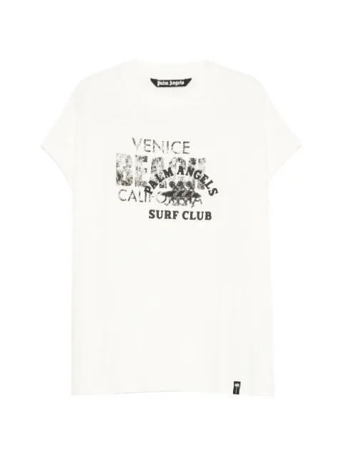 Palm Angels graphic-print sleeveless T-shirt Neutrals PAMAA007JR001