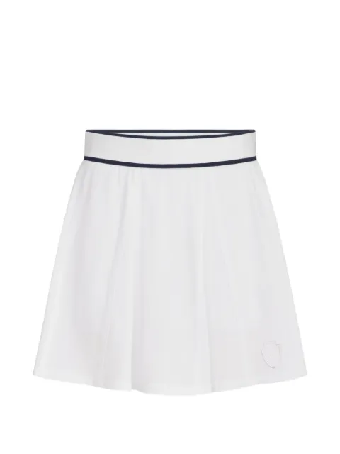 Brunello Cucinelli stretch-cotton piqué mini skirt with logo White ML944G4120C159