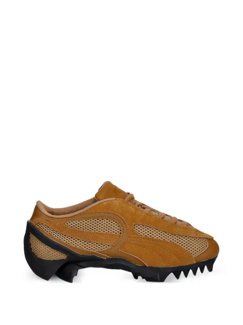 PUMA mesh-panelled suede sneakers Brown 406200