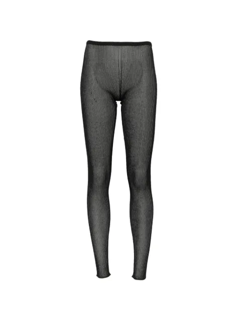 DONDUP sheer-finish trousers Black DP931DDM01046D