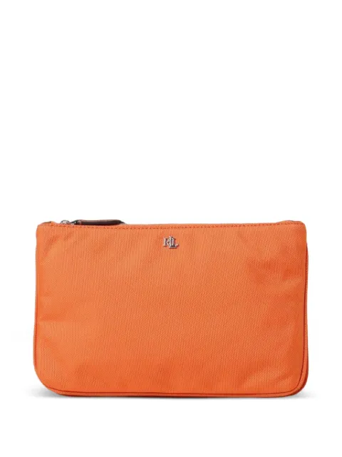 Lauren Ralph Lauren Landyn logo-plaque shoulder bag Orange 431945229BRIGHTRUSTORANGELRNTA
