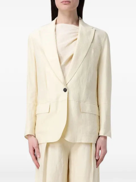 Tela single-breasted blazer Yellow 060124010540