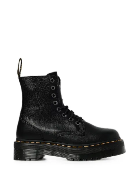 Dr. Martens Kids leather platform ankle boots Black 26378001NERO