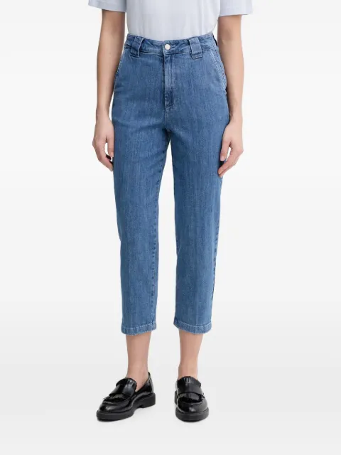 Benetton high-waisted cropped jeans Blue 4TUTDF09X
