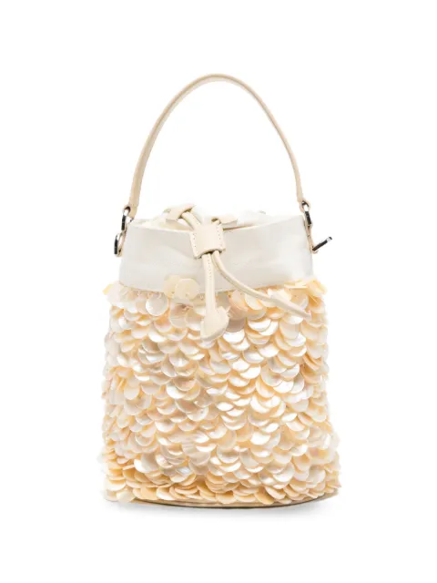 STAUD mini Lila bucket bag Neutrals H26P4033MB