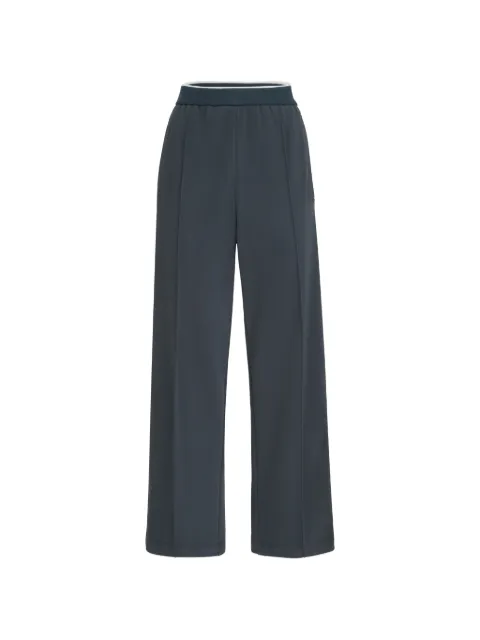 Brunello Cucinelli cotton smooth French terry track trousers Blue MN05NVL699C3186