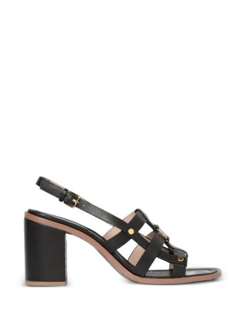 Coccinelle leahter heeled sandals Black E4U1O180201