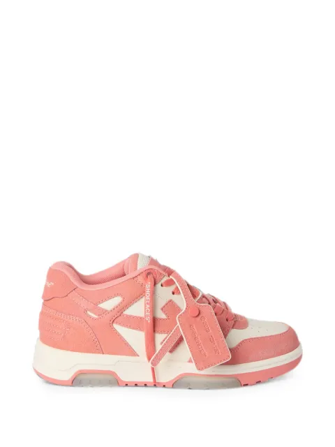 Off-White Out Of Office panelled leather sneakers Pink OF05729655CMBPCH