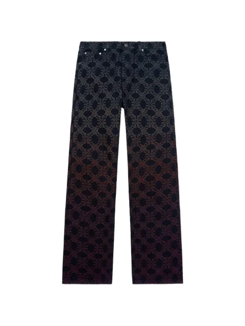 Off-White Arrow Monogram degradé-jacquard jeans Blue 44MYA18JF26D00C960