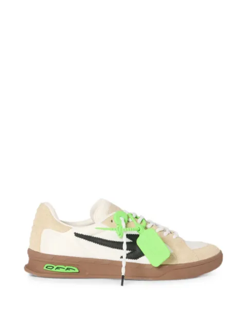Off-White End of Play patch suede-panelled sneakers Neutrals OMIA2ALS26FAB00