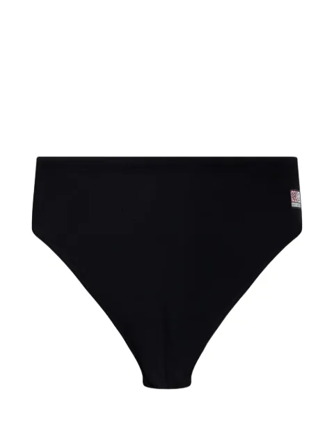 MC2 Saint Barth logo-patch swimming trunks Black CAYO001