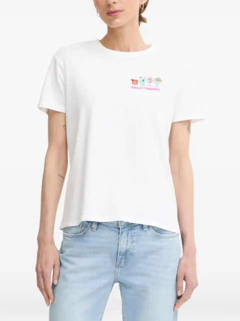 MC2 Saint Barth embroidered crew-neck T-shirt White EMI0001