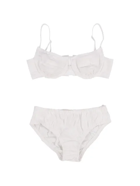 SHUSHU/TONG underwired lingerie set White FSDFTO15WHT