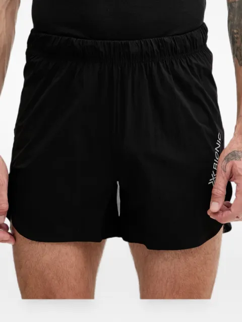 X BIONIC logo-print elasticated-waist shorts Black R5BBS26M
