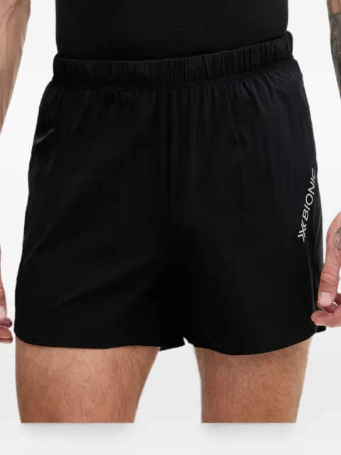 X BIONIC logo-print elasticated shorts Black R5AAS26M
