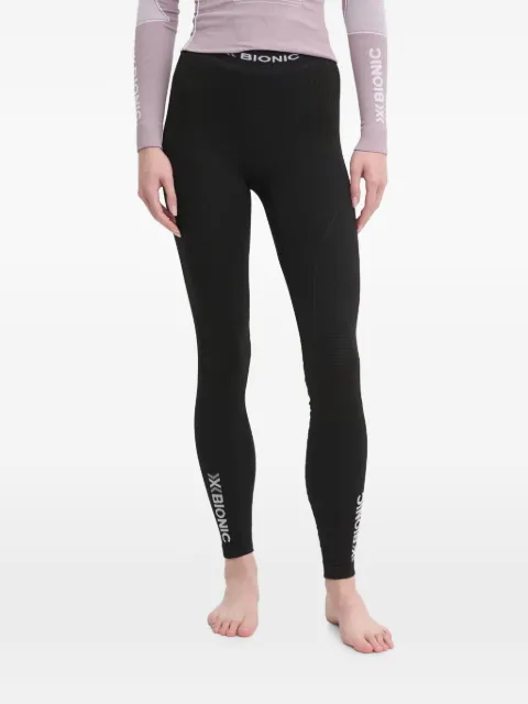 X BIONIC logo-print panelled ski pants Black WP05W19W