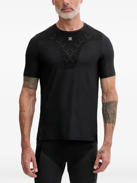 X BIONIC Corefusion Run logo-print panelled T-shirt Black RTSHS25M