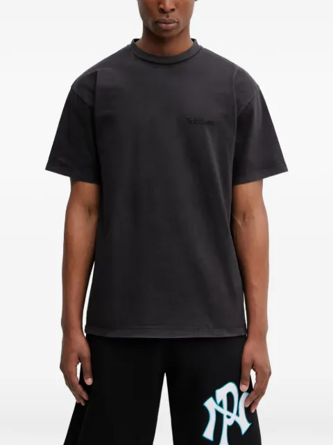NO PROBLEMO logo-embroidered straight T-shirt Grey NP6001705