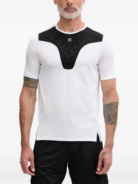 X BIONIC logo-print panelled T-shirt White RTSHS25M
