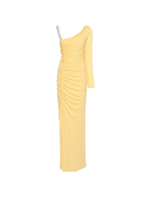 ALESSANDRO LEGORA one-shoulder maxi dress Yellow AT157