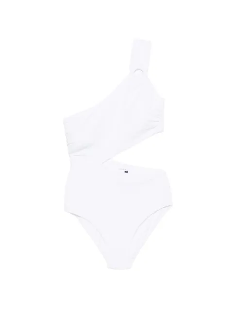 Fisico one-shoulder cut-out swimsuit White S6FFC23M0
