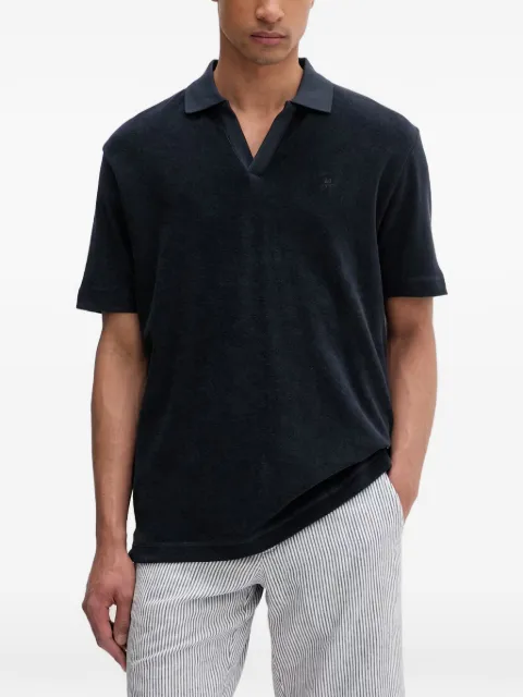 Marc O'Polo towelling V-neck T-shirt Blue 5000013997