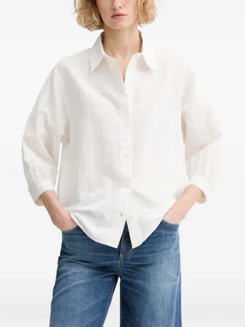 Marc O'Polo tie-back shirt White 5000009841